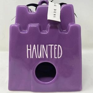 Rae Dunn Haunted Castle Birdhouse decor